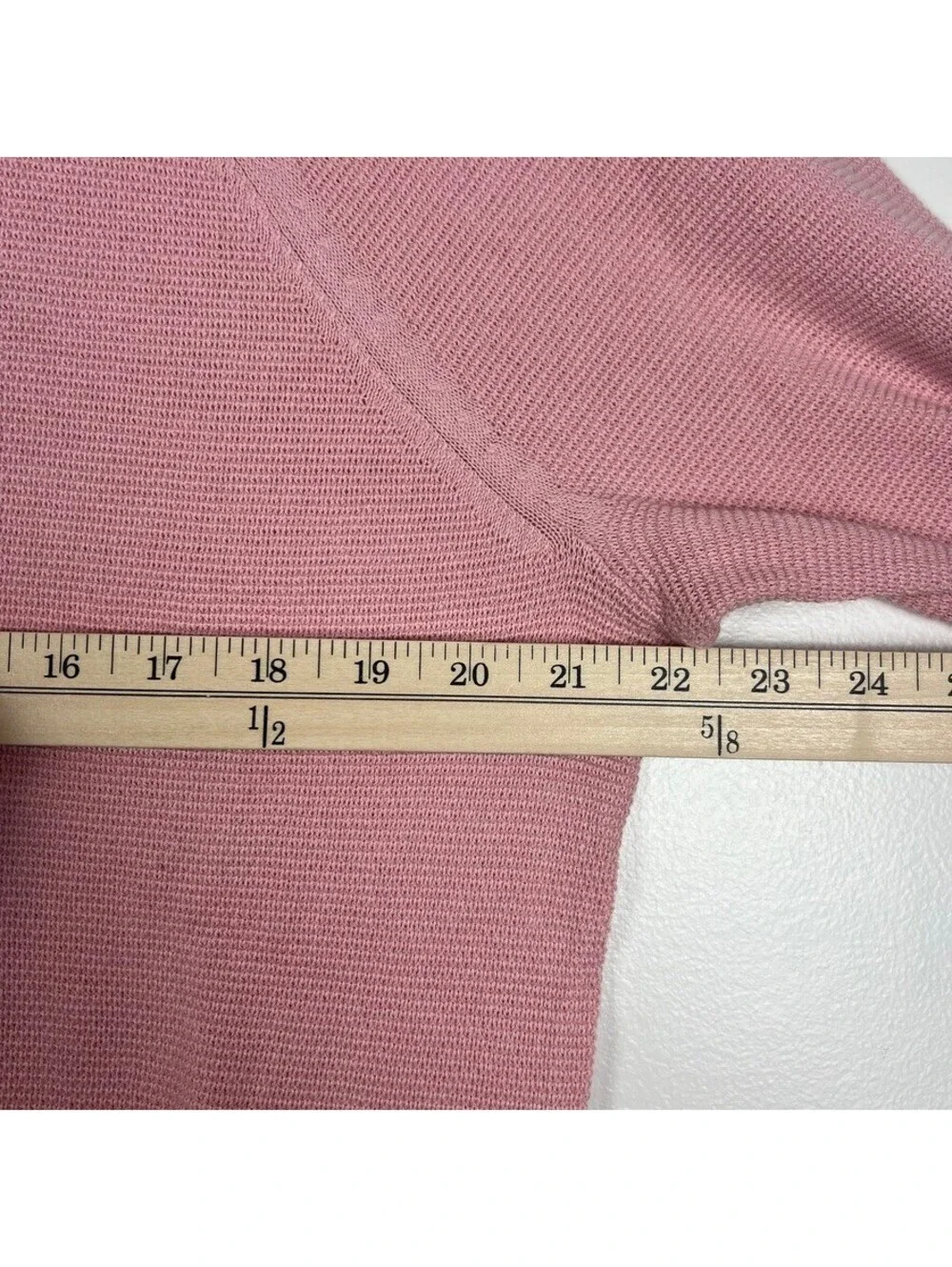 J.Crew NWT Unisex L 100% Cotton Crewneck Sweater Dusty Pink Raglan Knit